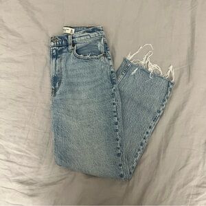 90’s straight ultra high rise ankle (curve love)